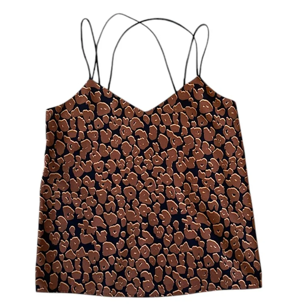 Scotch & Soda maison scotch jersey leopard camisole tank - Picture 2 of 5